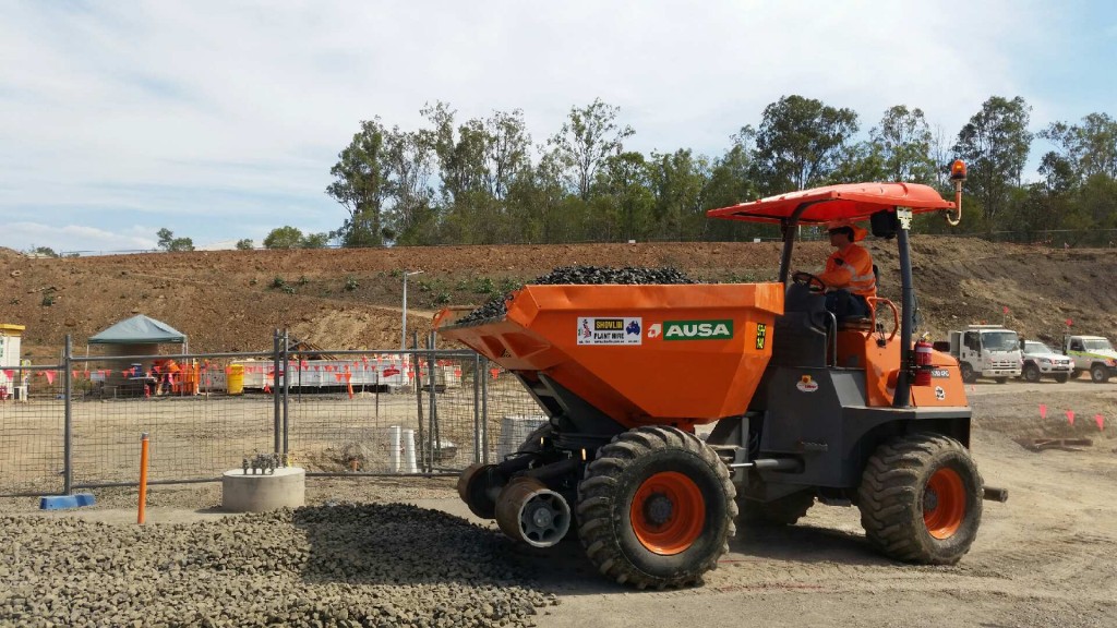 10 ton hi-rail dumper